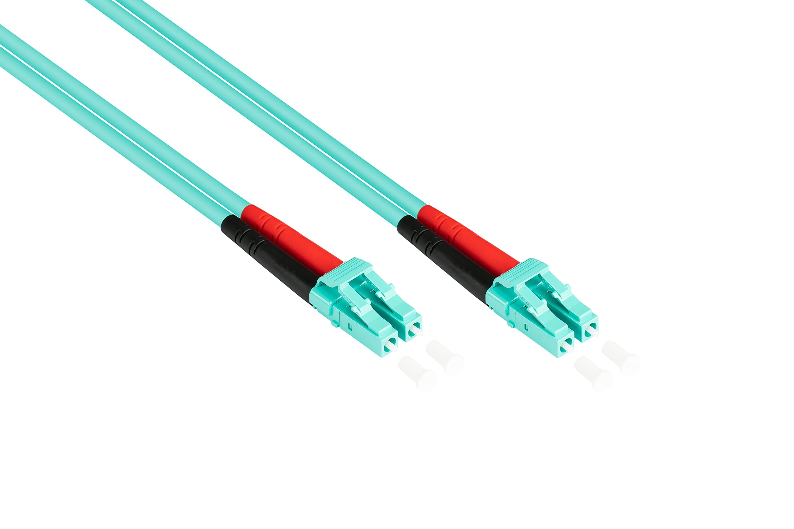 Patchkabel LWL Duplex OM3 (Multimode, 50/125) LC/LC, 0,5m, Good Connections®