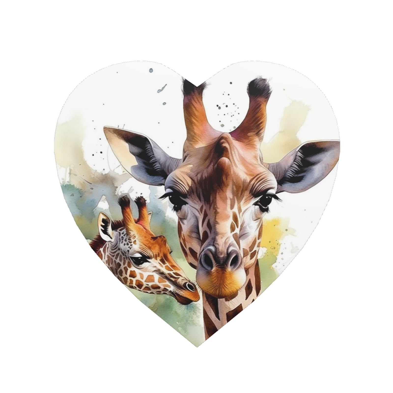 Watercolor Deer Giraffe Fridge Magnets Cute Strong Refrigerator Magnets Fun Magnet for Locker Office Whiteboard Decor, Door Magnets Decorative Magnetic Stickers for Home Decor