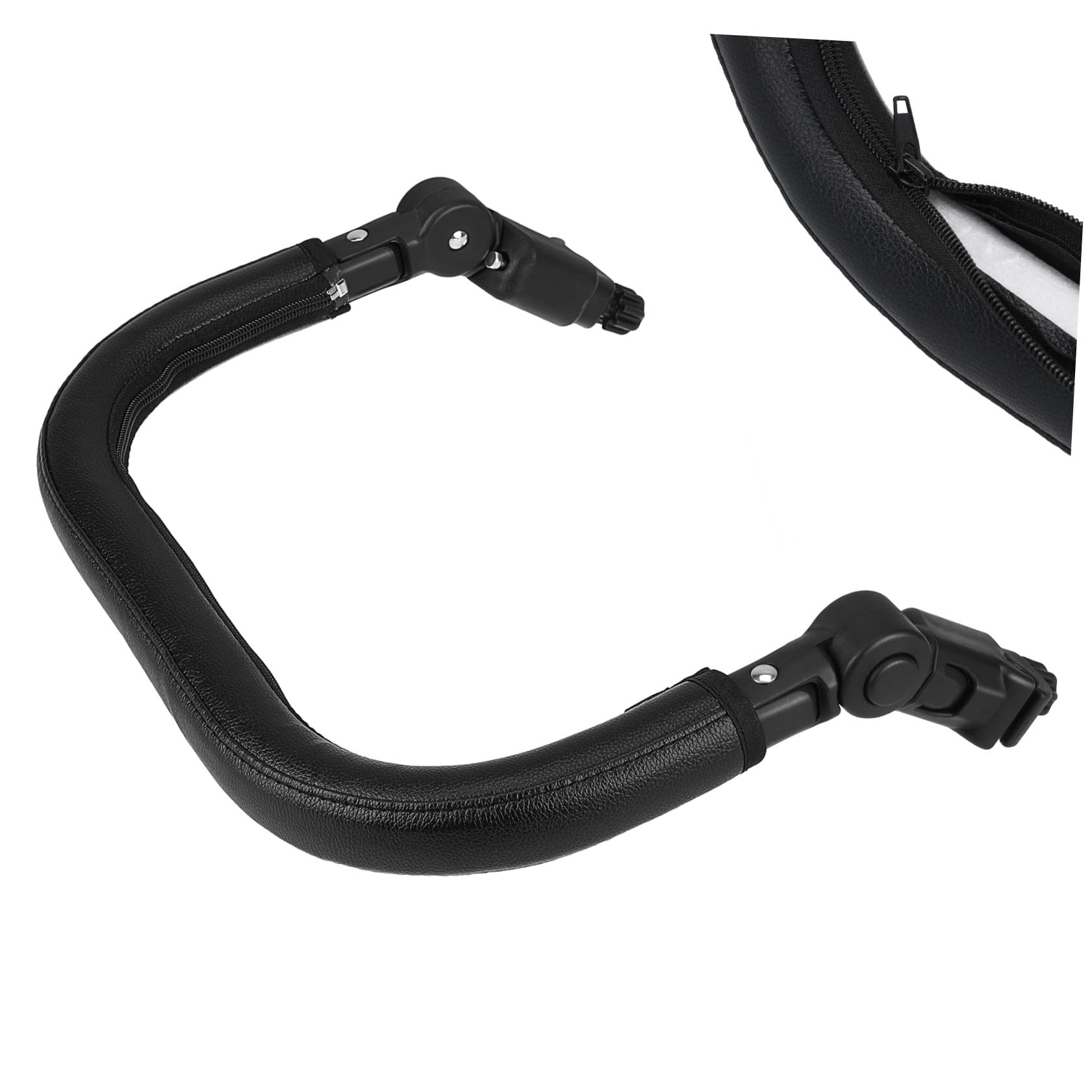 Barre de Protection Noir Réglable, Tube 3cm, pour Poussette
