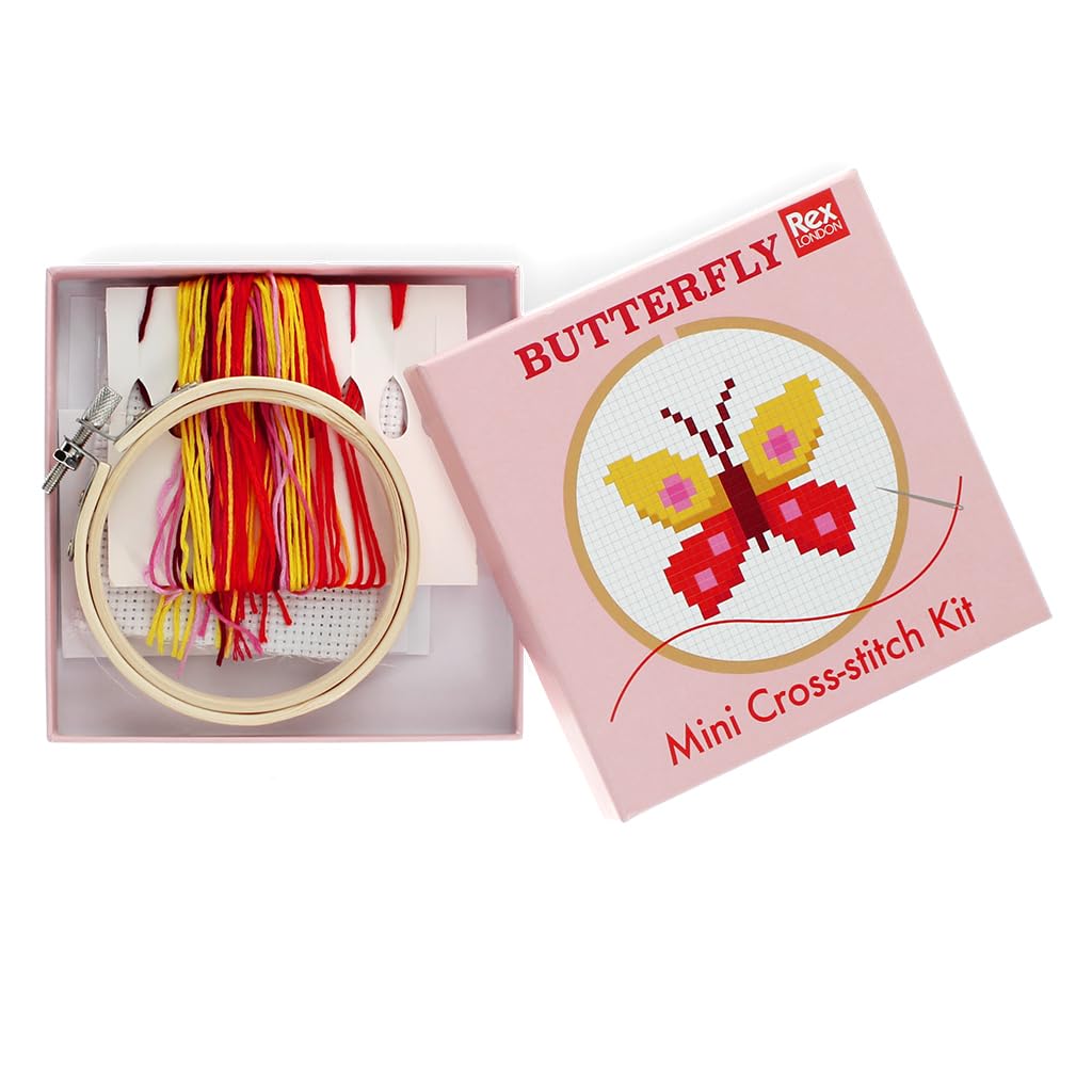 Rex London Mini Cross-Stitch kit - Butterfly