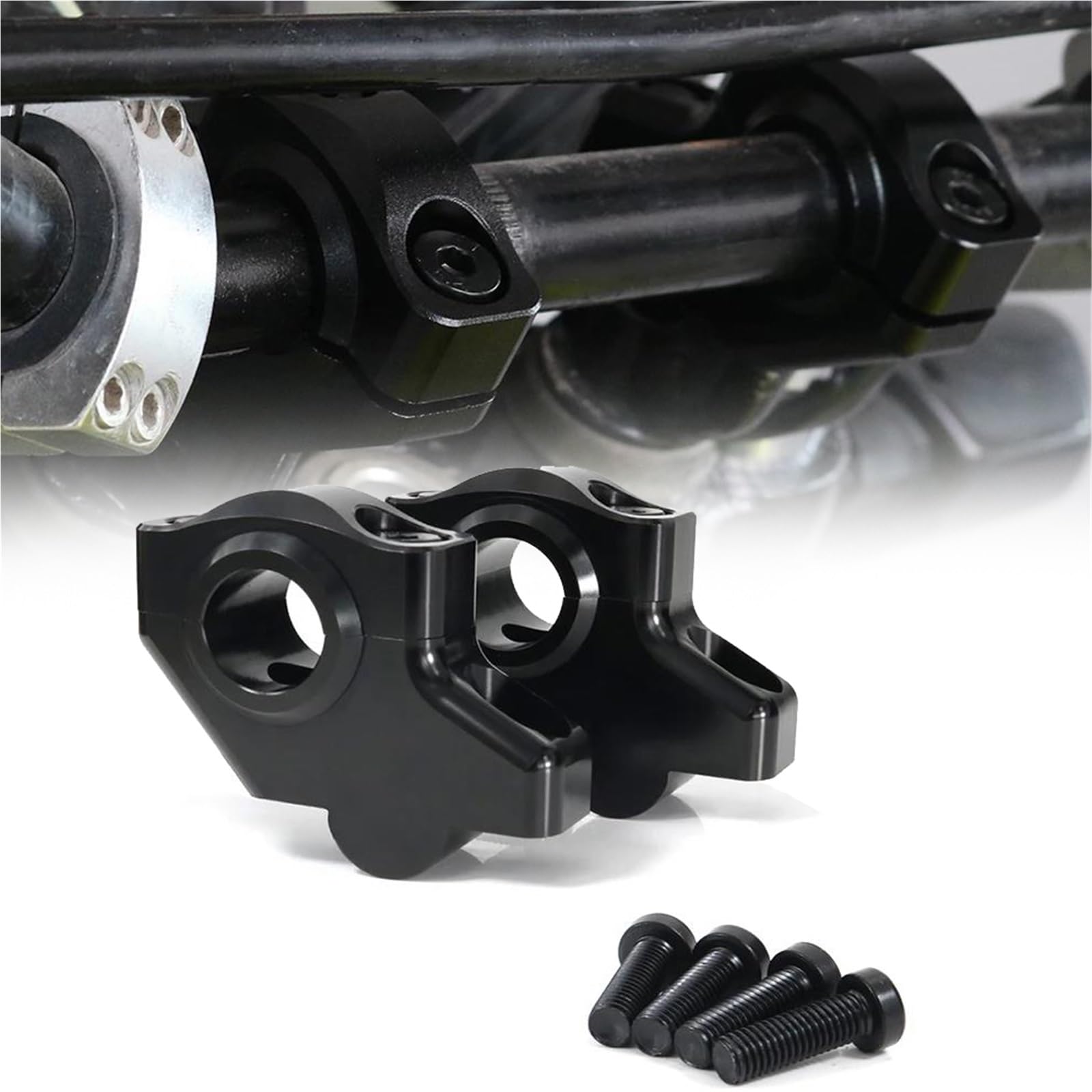 Rehausseurs de guidon 22mm Suzuki B-King GSX-S125 GSR600 décalés vers l'arrière