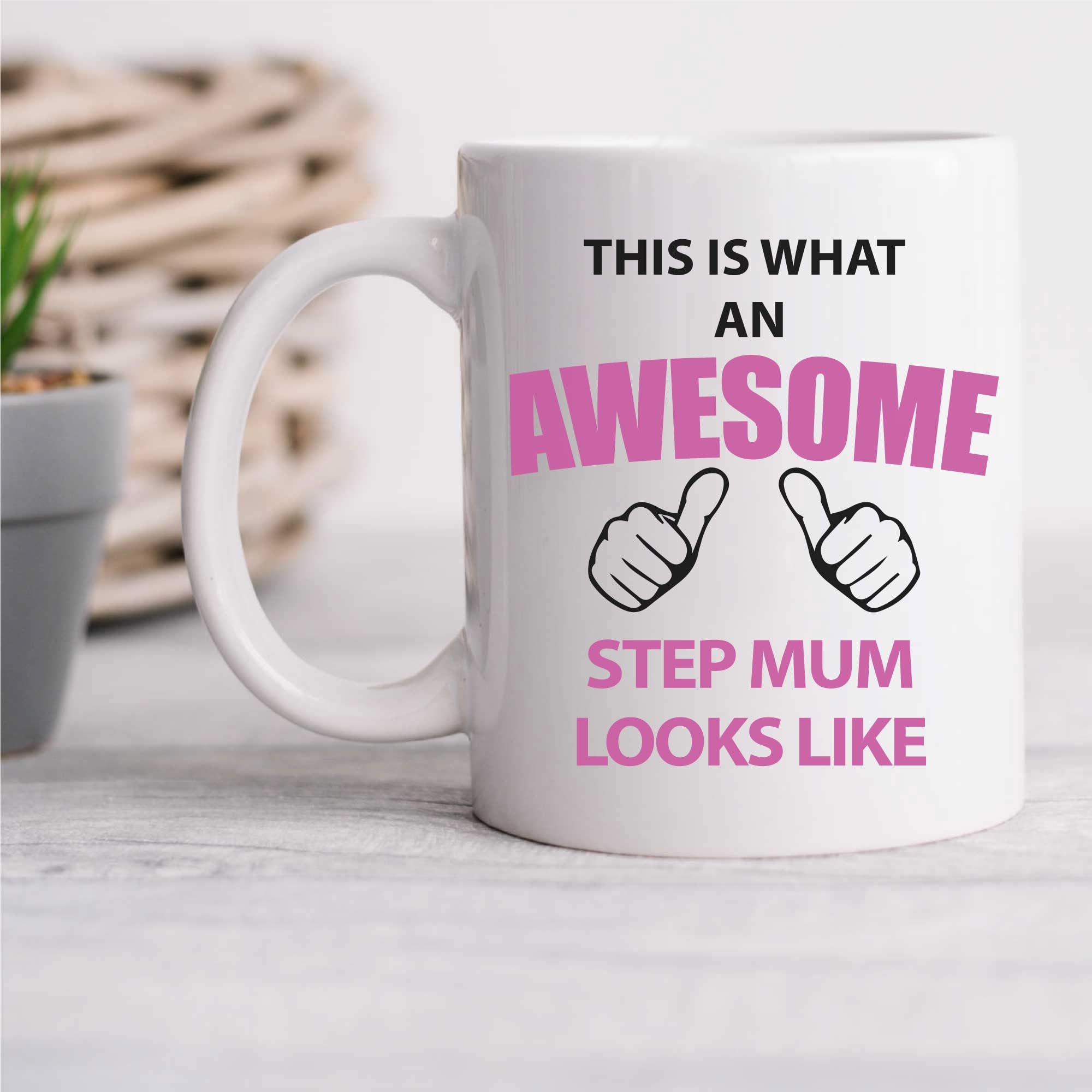 60 Second Makeover Limited This is What an Awesome Step Mum Looks Like Mug Gift