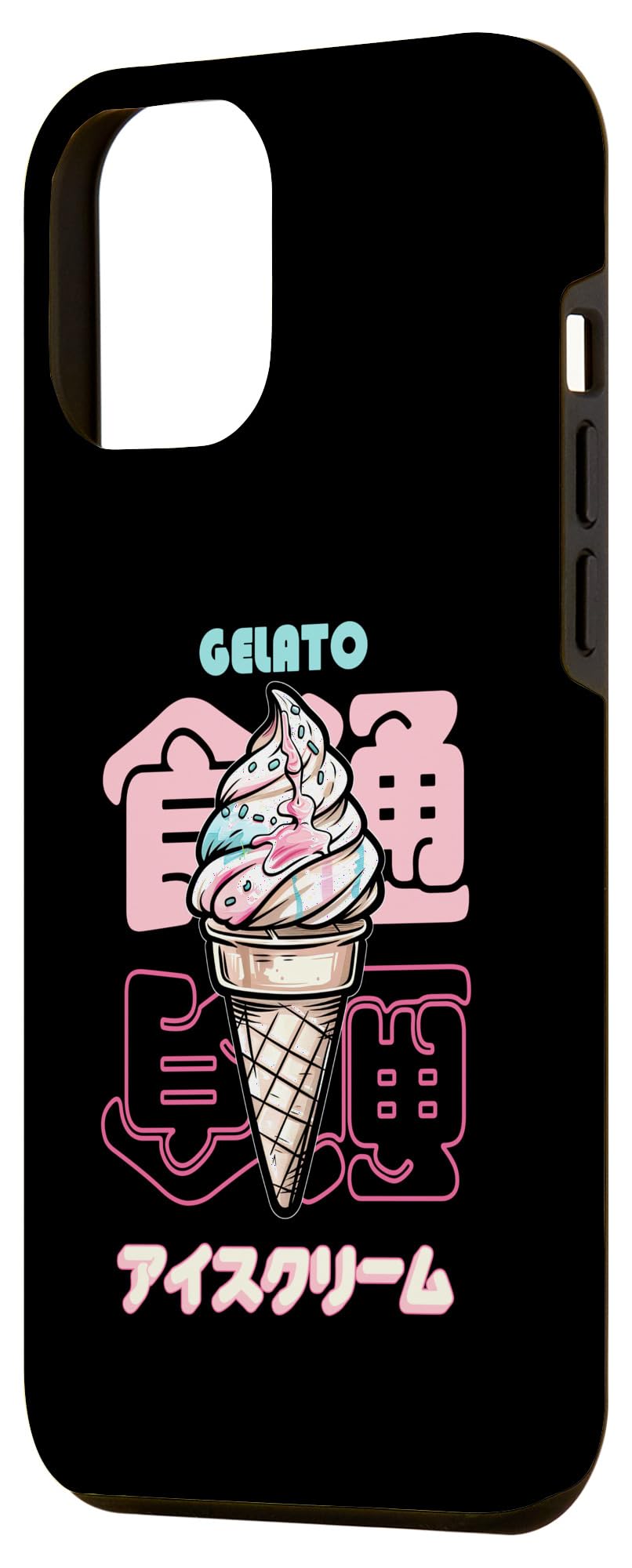 iPhone 12 Pro Max Gelato Japanese Streetwear Kanji Aesthetic Ice Cream Lover Case - Image 2