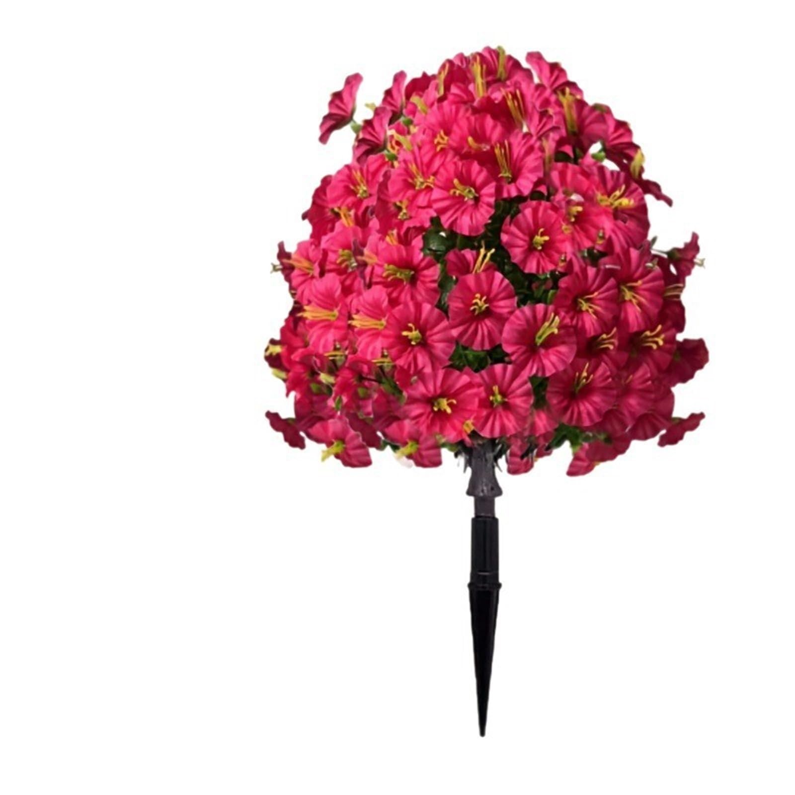 WBCDXCBB Violet Eucalyptus Trumpet Ground Planting Courtyard Decoration Simulation Flowers 1Pcs