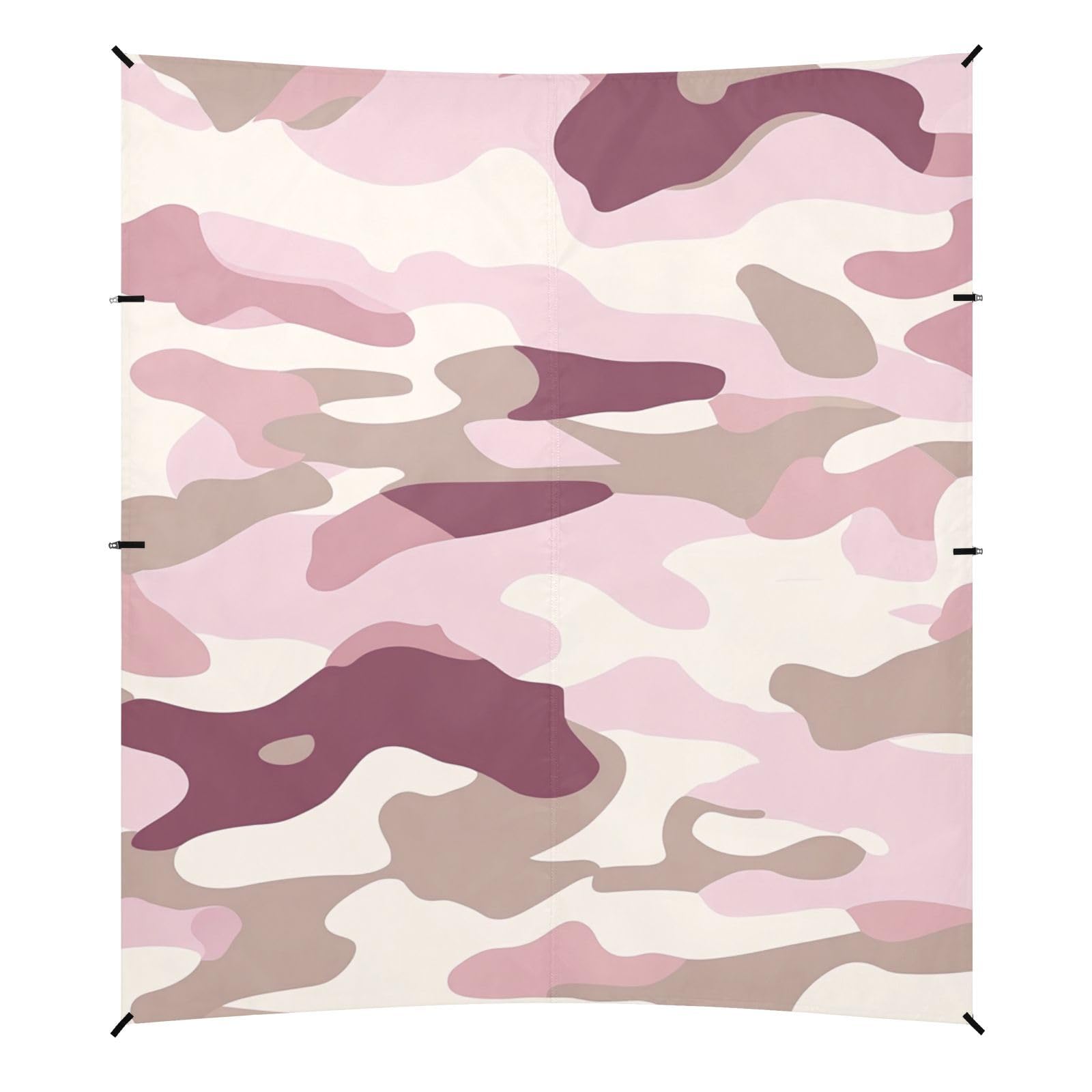 Taupe Beach Canopy UPF50+ Protection Waterproof Sun Shelter with Carrying Bag for Family Trips, Picnics & Camping