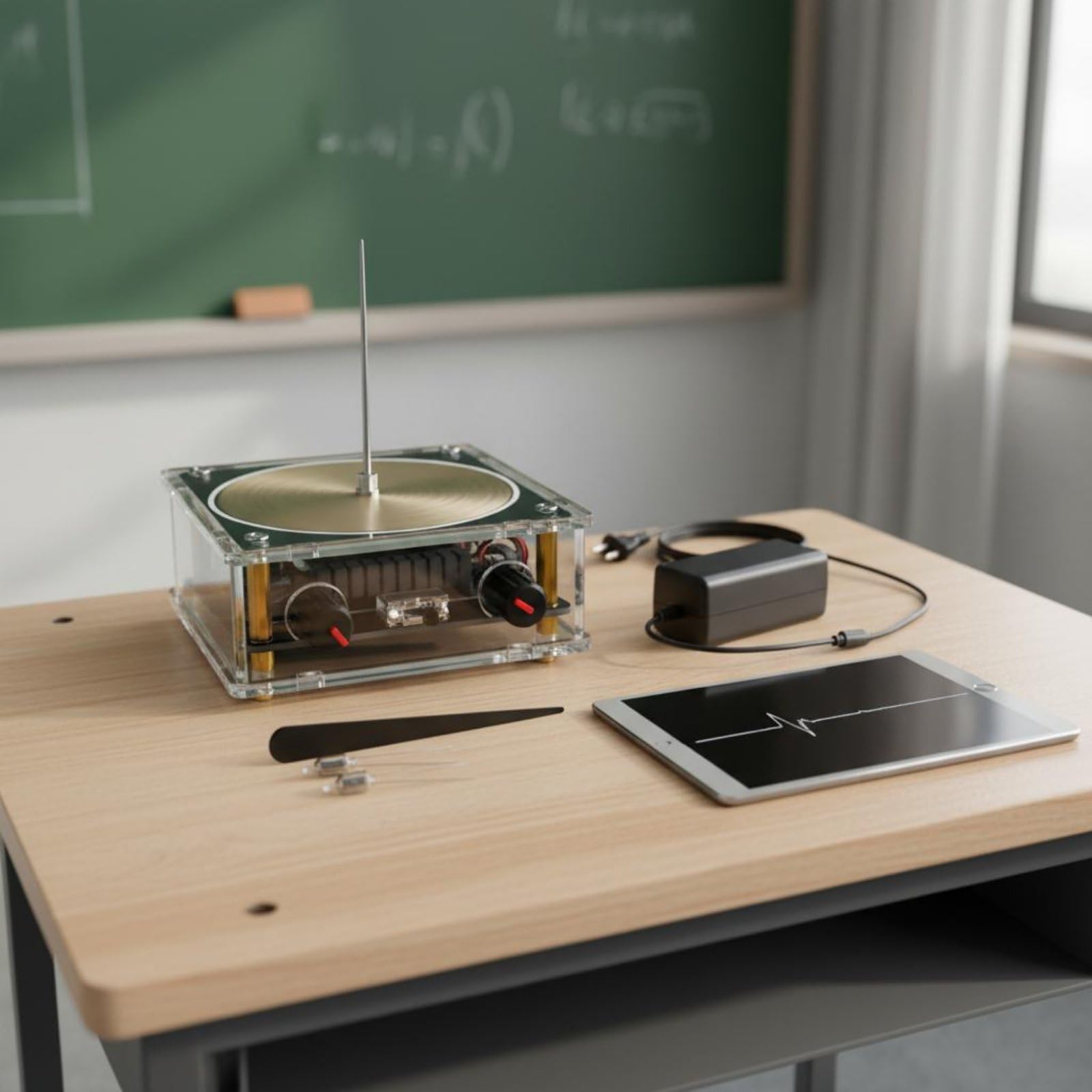 Dispositivo Audio Scientifico Bobina Musicale Elettromagnetica Diffusore a Scarica Elettrica Altoparlante Esperimento Didattico Interattivo con