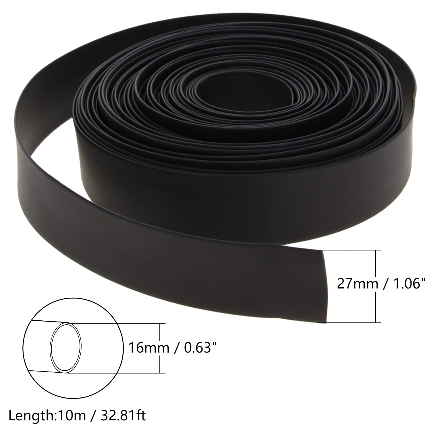 1 Metro Tubo Guaina Termorestringente Diametro 3mm Colore Bianco
