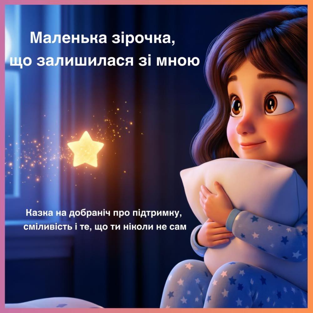Маленька зірочка, що залишилася зі мною: Казка на добраніч про підтримку, сміливість і те, що ти ніколи не сам