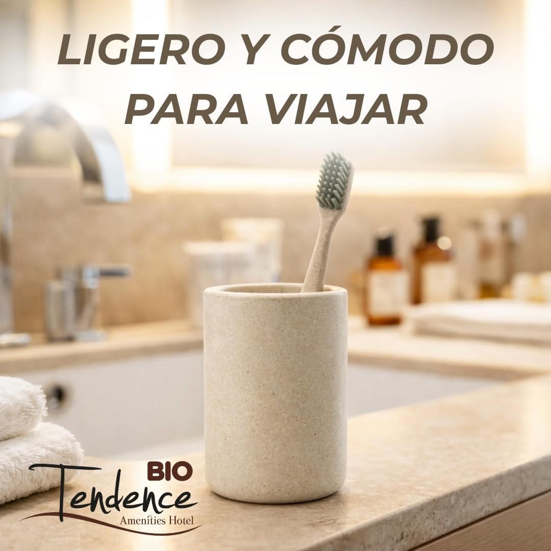 500 unidades de Kit Dental Bio Amenities Hotel – Set de Higiene Bucal Ecológico para Hoteles, Casas Rurales y Alojamientos Turísticos | Productos de Acogida Sostenibles para Habitaciones y Huéspedes