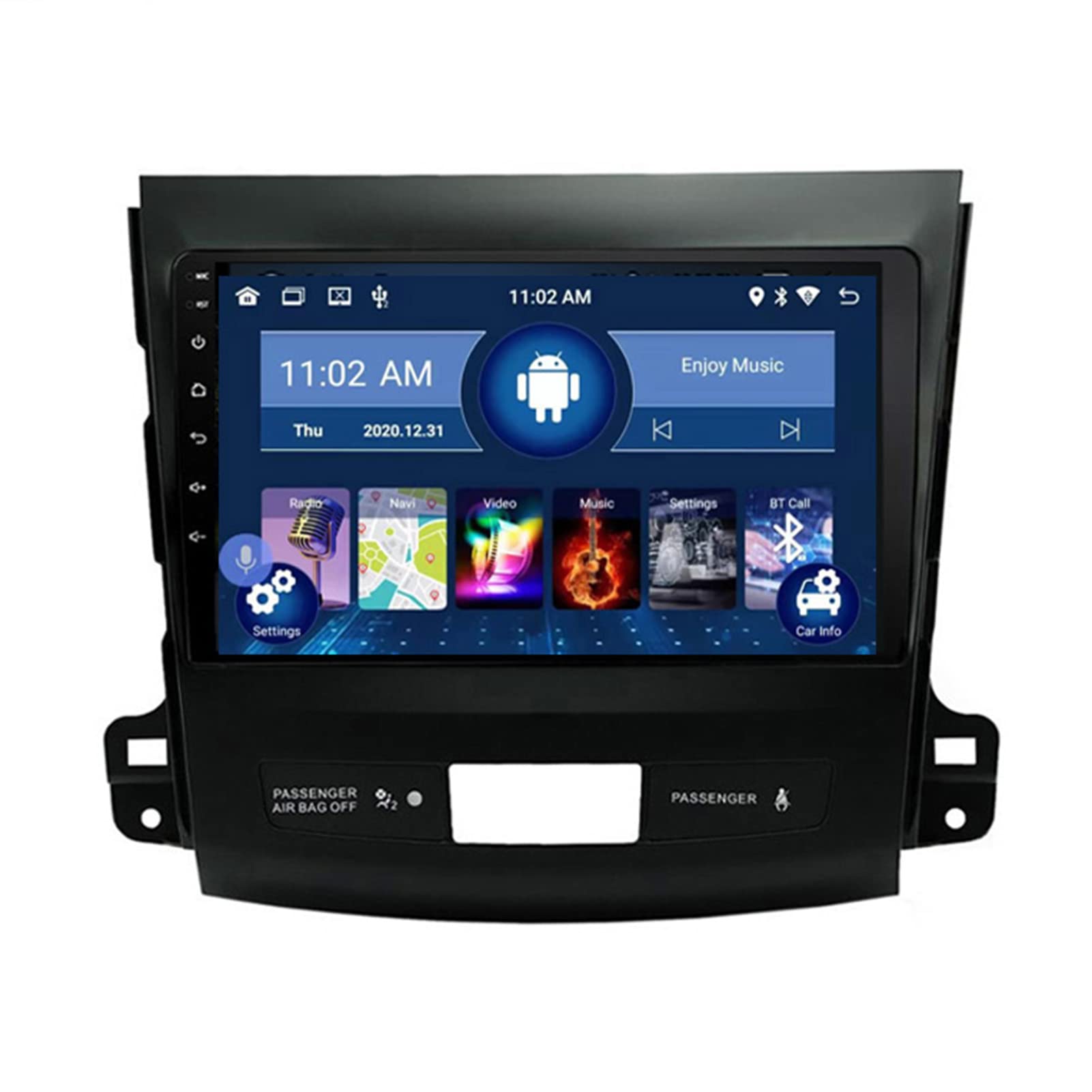 Autoradio Android 12 Mitsubishi Outlander 2006-2013 tactile 9"