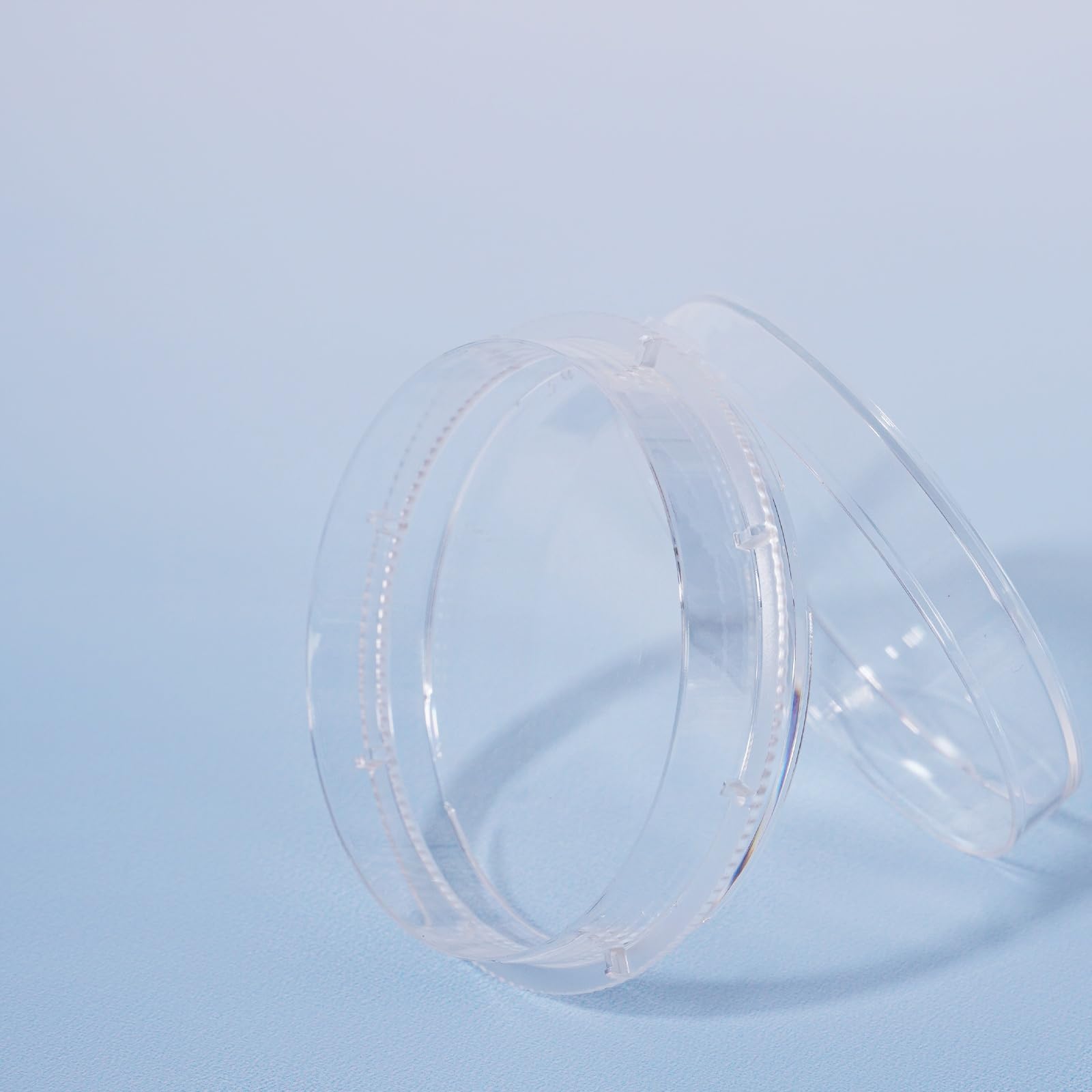 Cell Culture Dishes, 35×12mm Sterile Plastic Petri Dish with TC Treated, 3ml Working Volume, Stackable, Tissue Culture Treated, Pack of 20