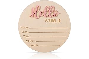 Wooden Baby Shower Welcome Sign