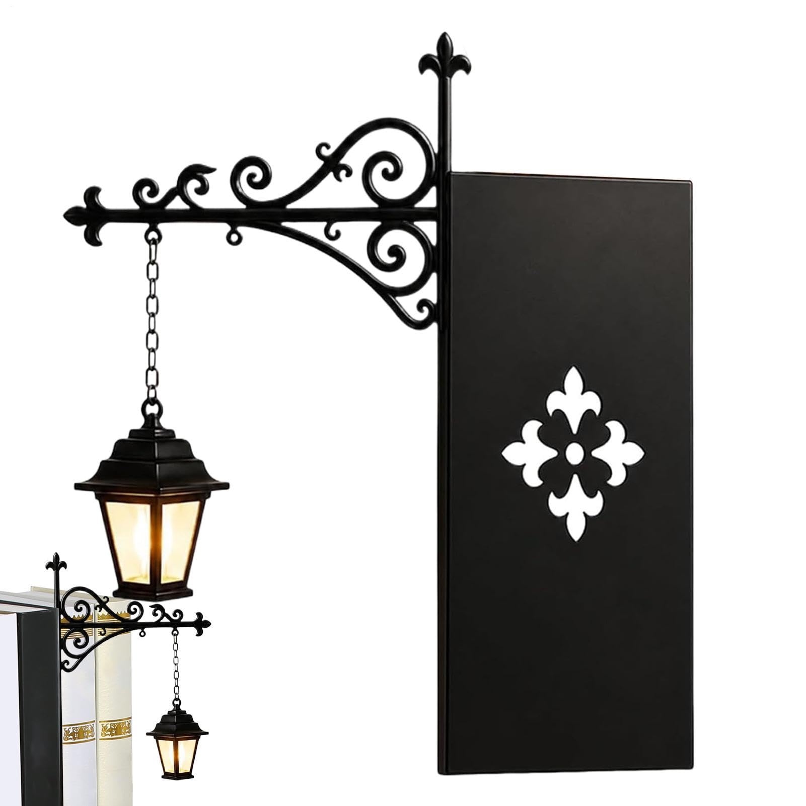 Ceweao Bookshelf Lamp - Vintage LED Warm Lantern, Reading Book Shelf Lights for Bookworms, Antique Led Books Nook Lamp Ornament for Study Reading Corner Home Library, Book Lovers