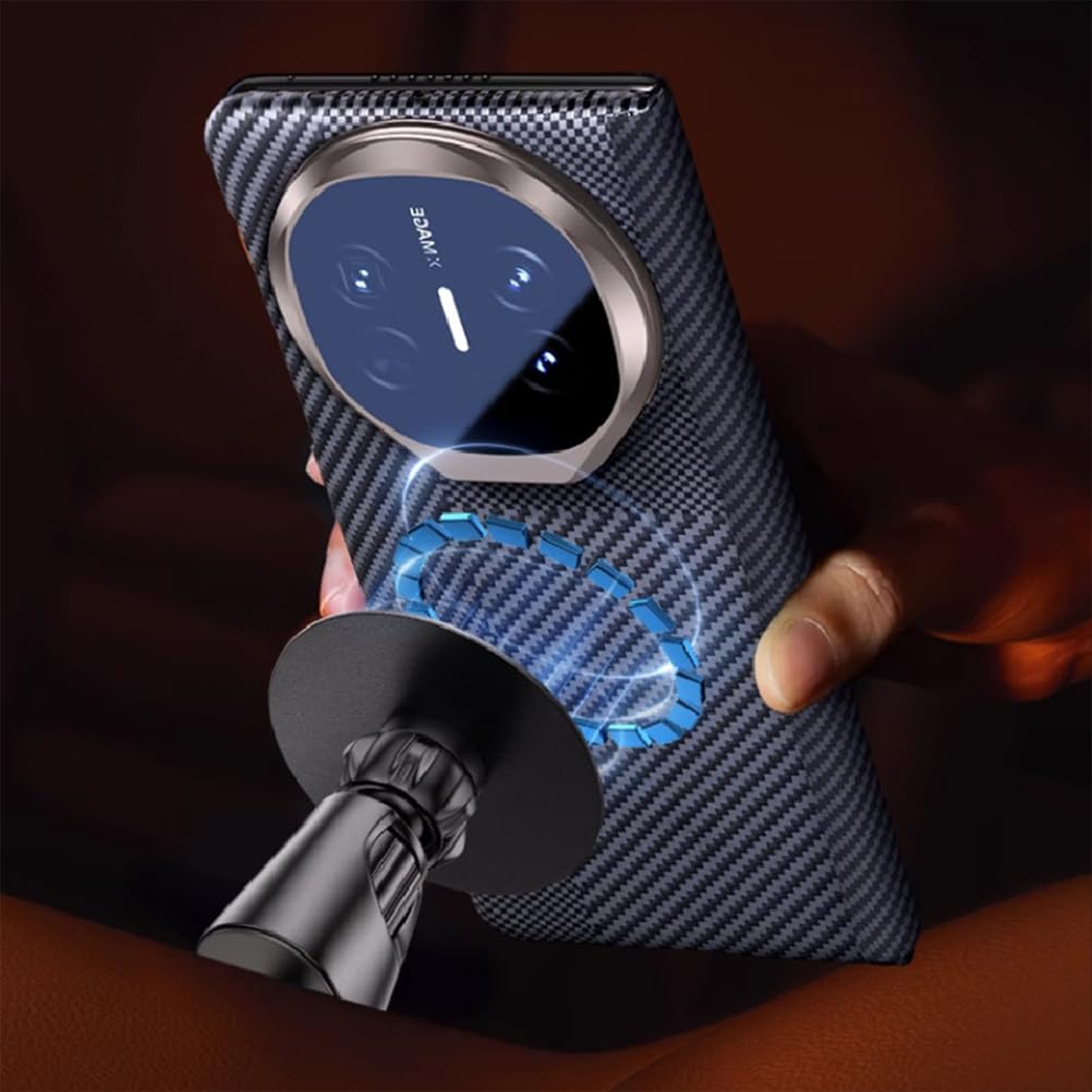 Magnetyczne etui do HUAWEI Mate X6, etui z prawdziwej skóry z podpórką, inteligentne okno boczne, ochrona przed wstrząsami, czarna, Mate X6