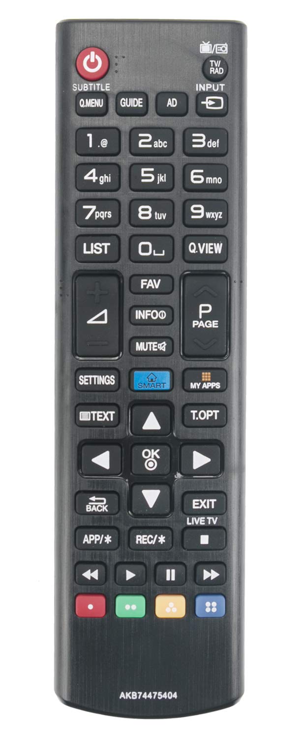 AKB74475403 VINABTY Telecomando di ricambio per TV LED LG 32LF5610 42LF561V 43LF540V 32LF510B 42LF5610 43LF5400 43LF540T