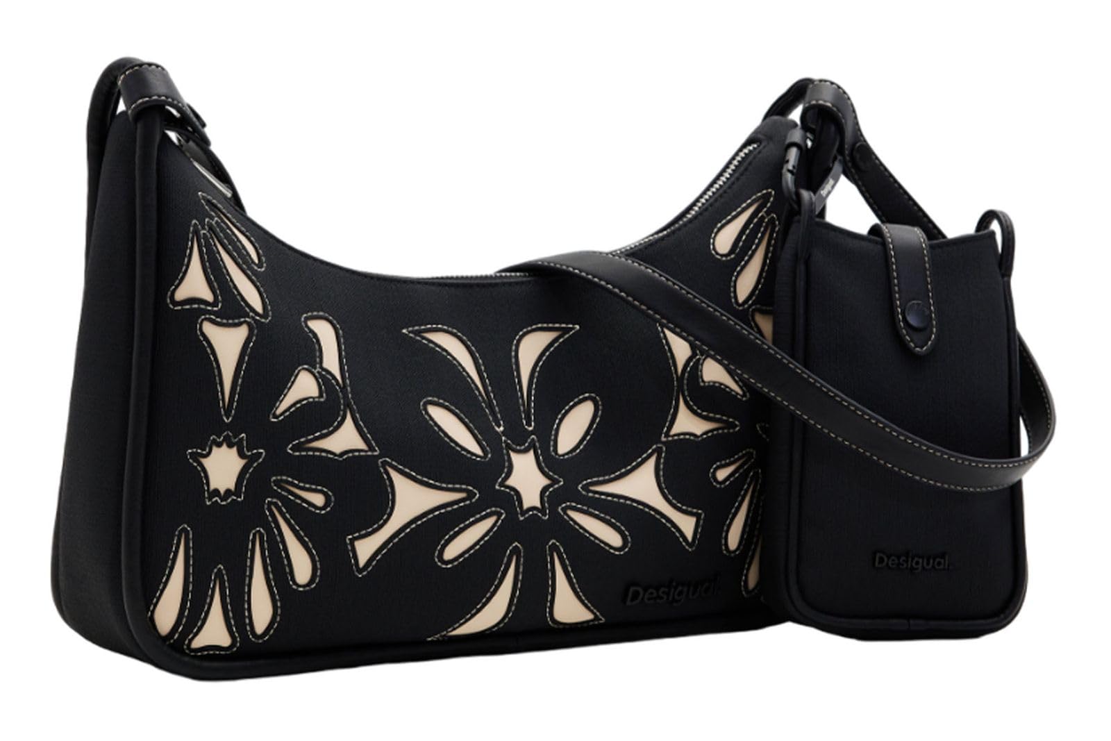 Desigual cross body bag shoulder bag Sybilla Medley Crossbody Bag Black