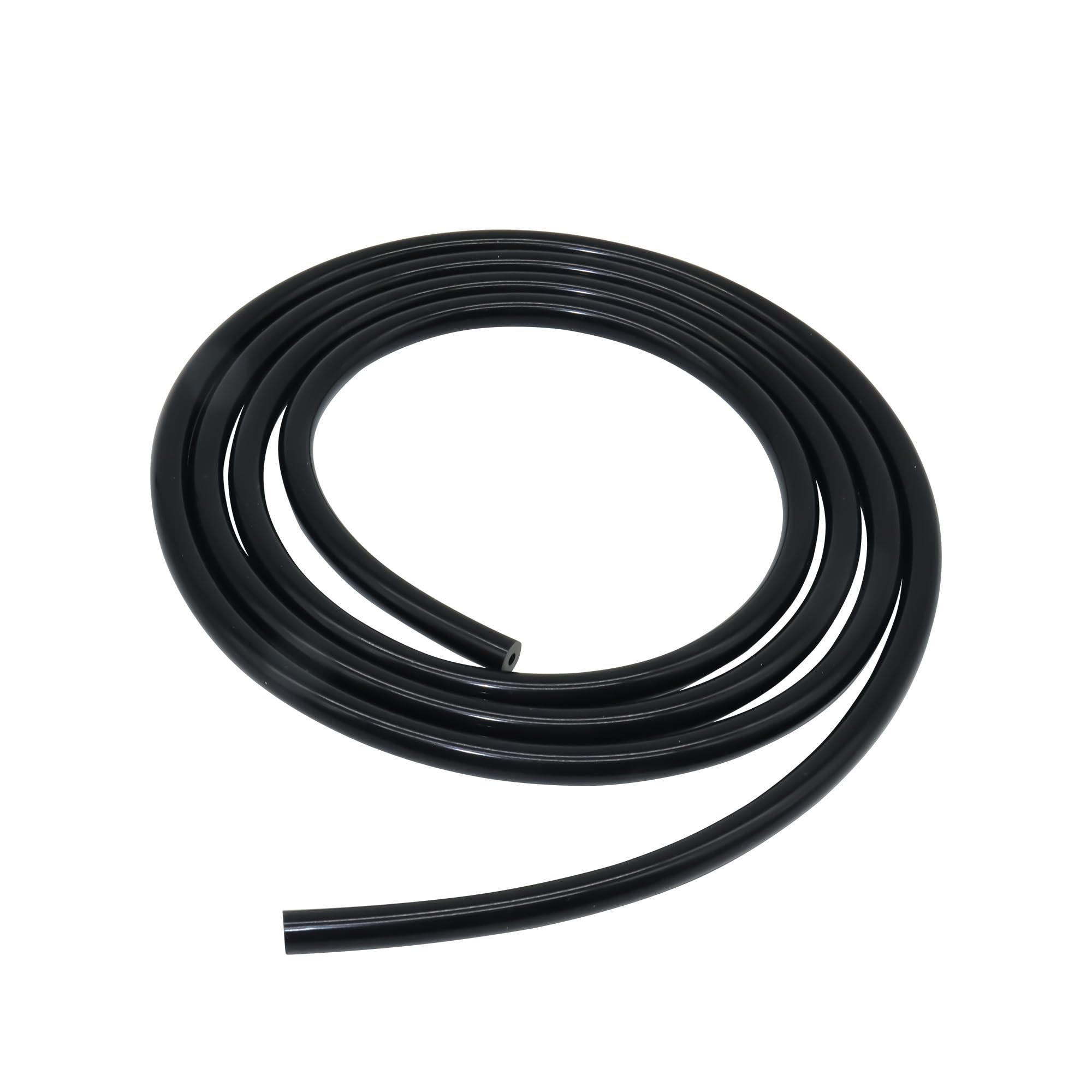 LAVMHAB Vacuum Silicone Tube 10mm ID 16mm OD 3mm Wall Thickness 3 Meters (9.8FT), Silicone Tubing Vacuum Hose for Air Water Transfer (Black)