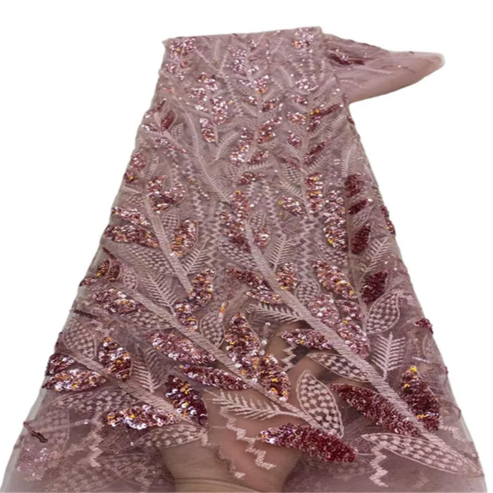 Abito da sposa in tulle con paillettes nere personalizzate - Elegante abito da sera in pizzo francese ricamato, tessuto di pizzo unico per feste nuziali e occasioni speciali