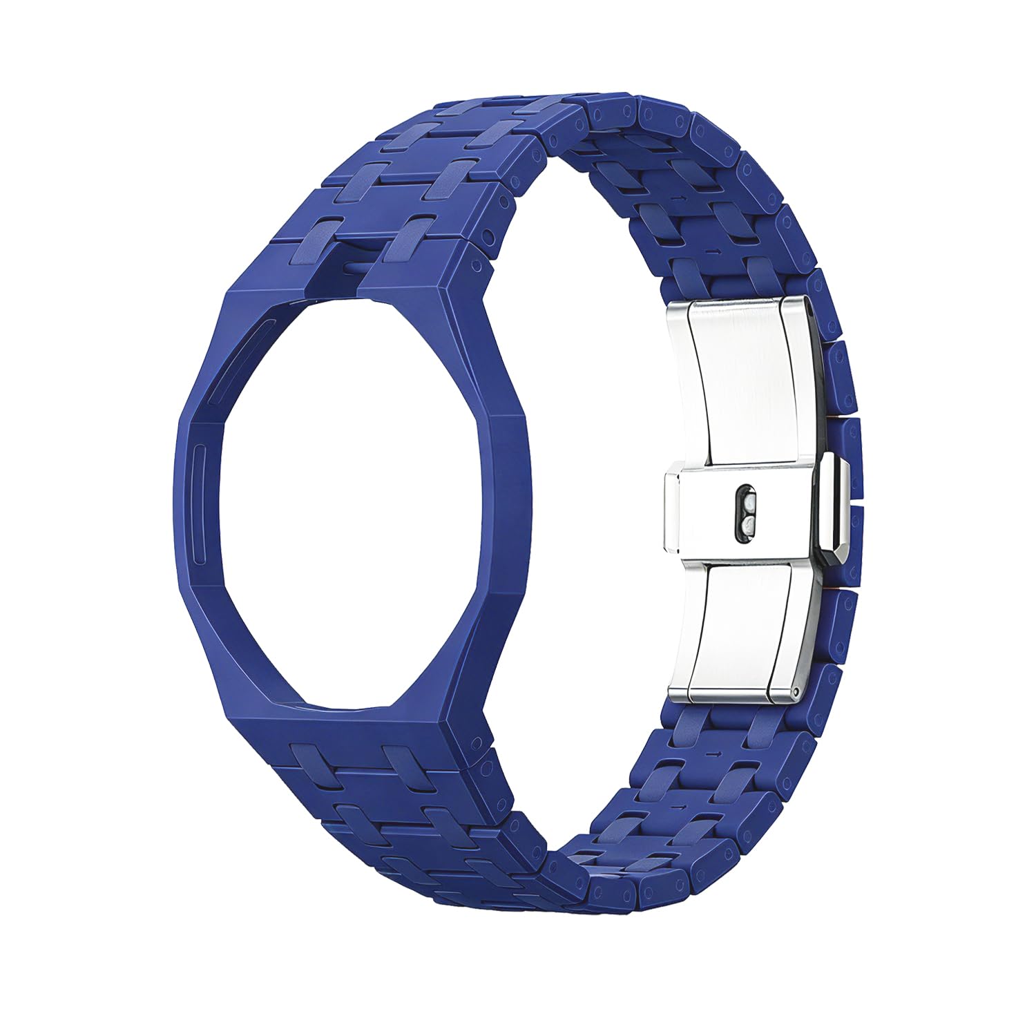 YKNIUFLY Correa y caja de reloj de biocerámica compatible con Swatch Royal Pop, corona de pantalla de 12 horas, accesorios de repuesto para hombres y mujeres.