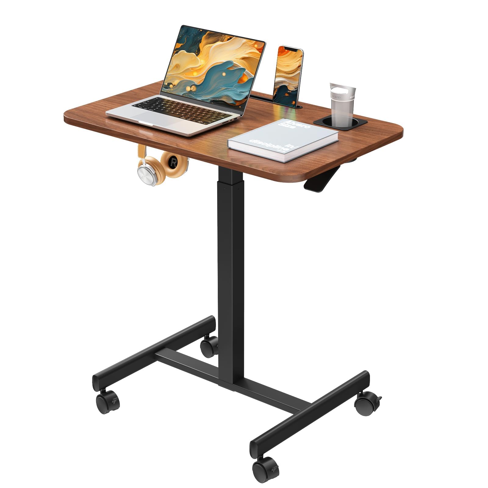 Amazon | GIBBON MOUNTS 昇降デスク 幅72cm×奥行き48cm 移動式