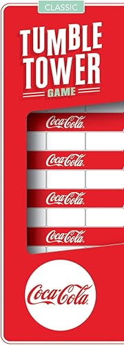 MasterPieces Family Games - Torre de madera de Coca-Cola con licencia oficial