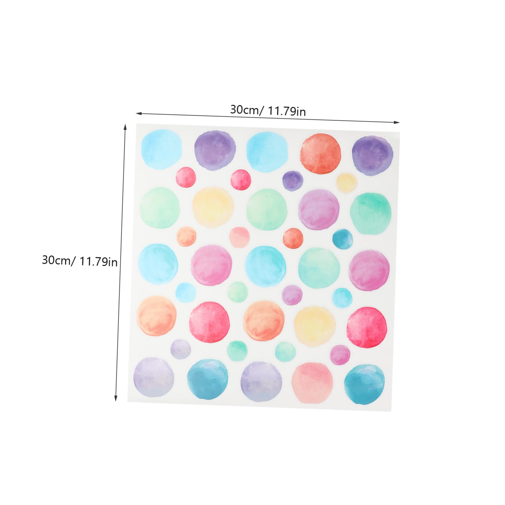 GALPADA 5 Series Pegatinas De Coloridas Autoadhesivas Decoración Aula Pizarra Y Infantiles 3 Hojas*5