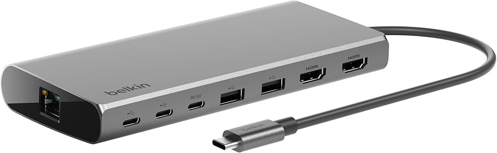 Belkin USB-C 8-in1 Dual Display Core Hub