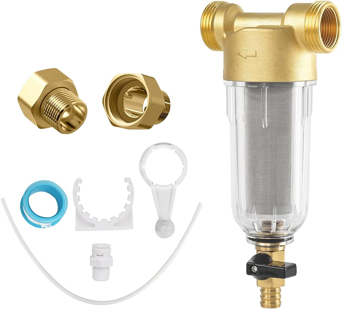 FXLTSBL Ausspülbarer Feinfilter, vorfilter, Wasserhahn Wasserfilter