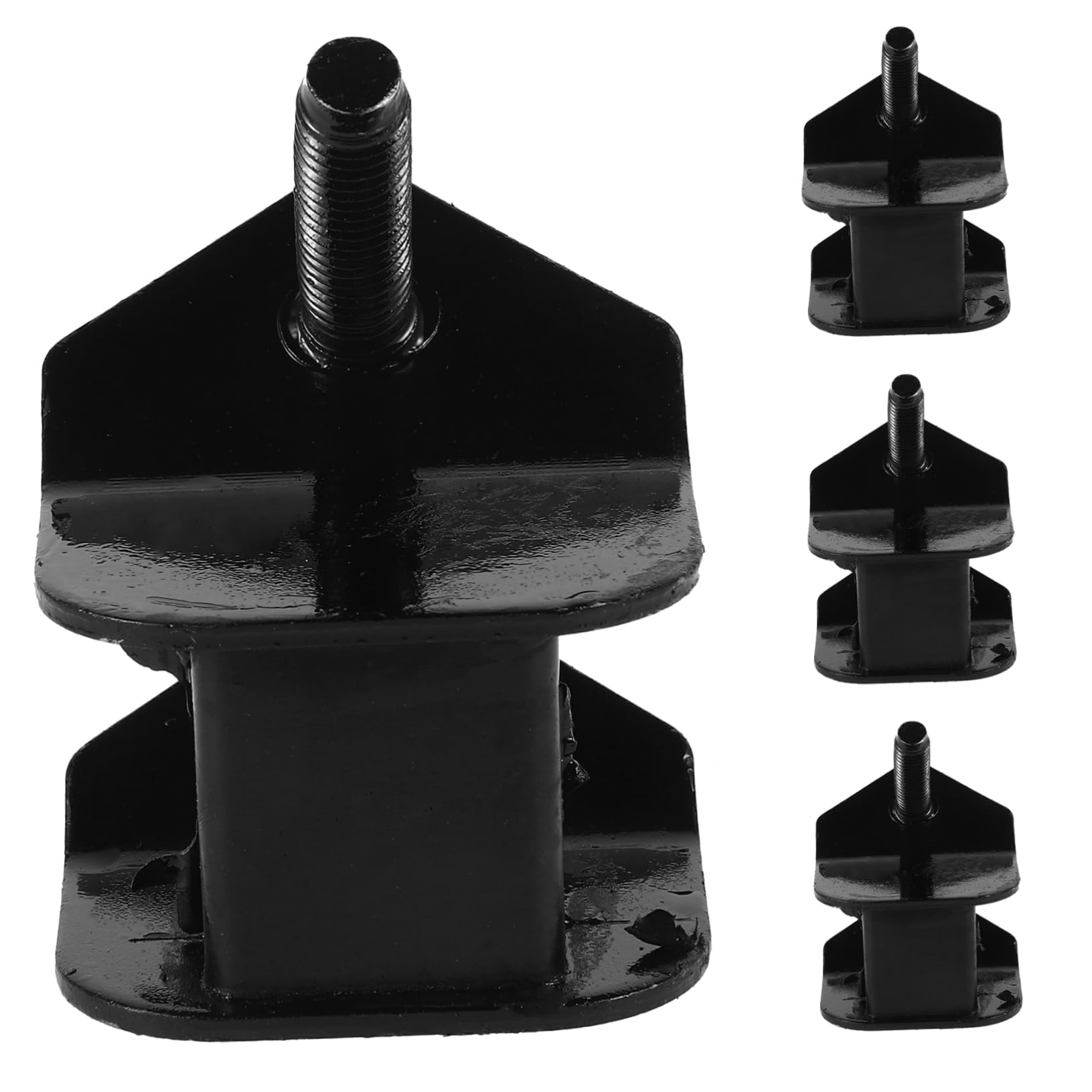 Supporti Motore 2kw-3kw per Generatori in Gomma Antivibrazione 188f 190f 4 Pezzi Riduce Rumore Piedini di Ferro Robusti