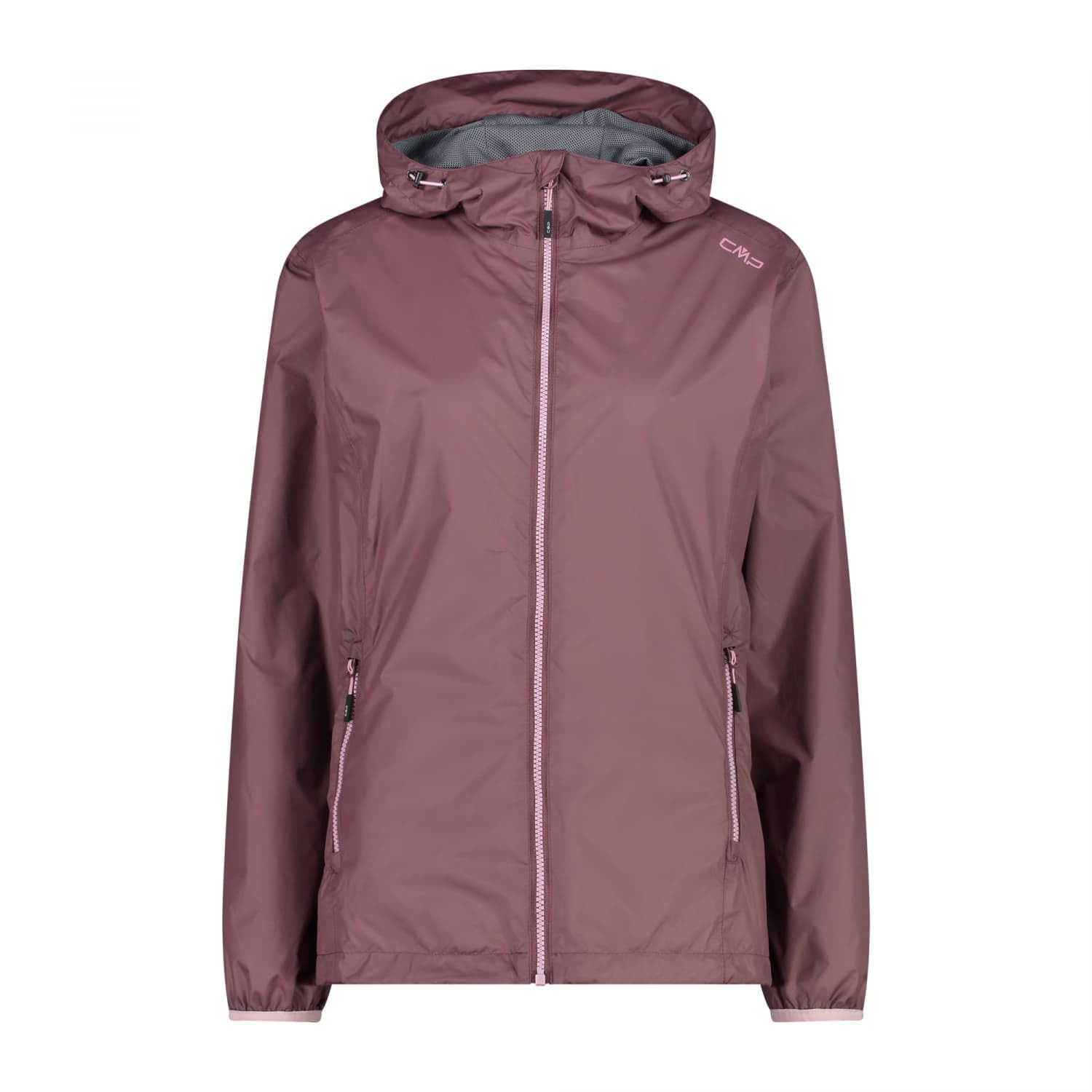 CMP - Chaqueta de mujer con capucha para lluvia, Ciruela, M