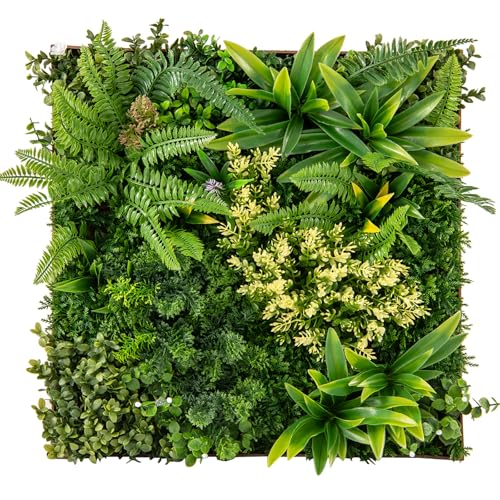Giantex 2 Pack Hanging Artificial Plants Panels, 20" x 20"
