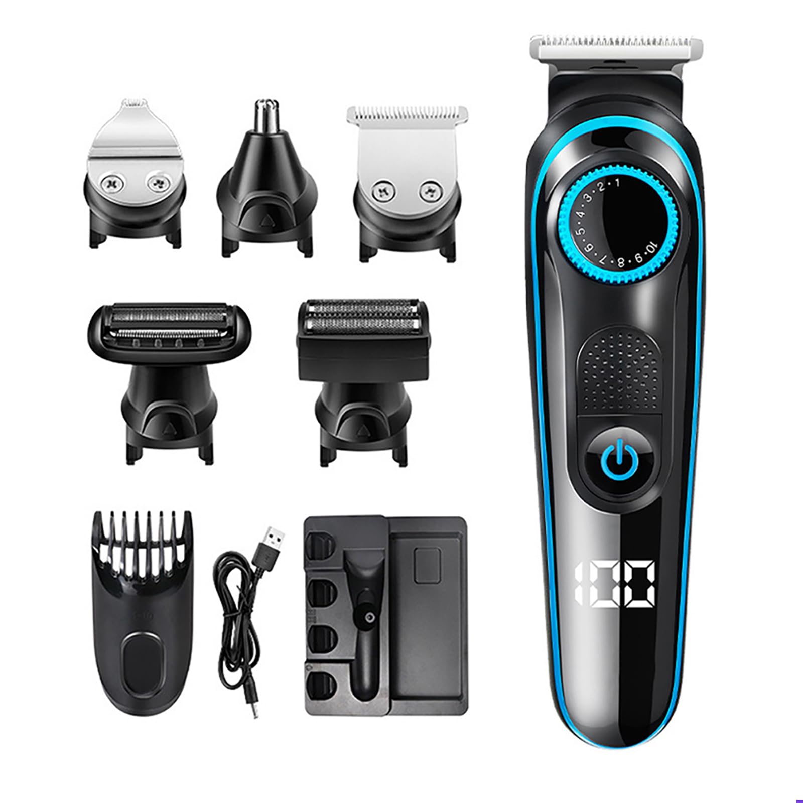 WAIKIL 5-in-1 Haircut Set with multiple attachments