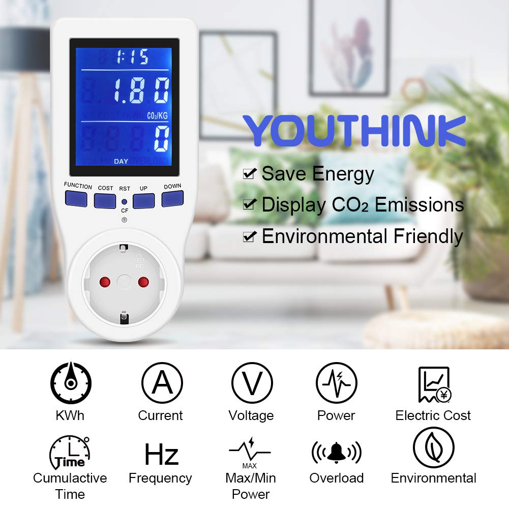 Misuratore Di Potenza Voltmetro Accurato Amperomet... - Grandado - Foto 4