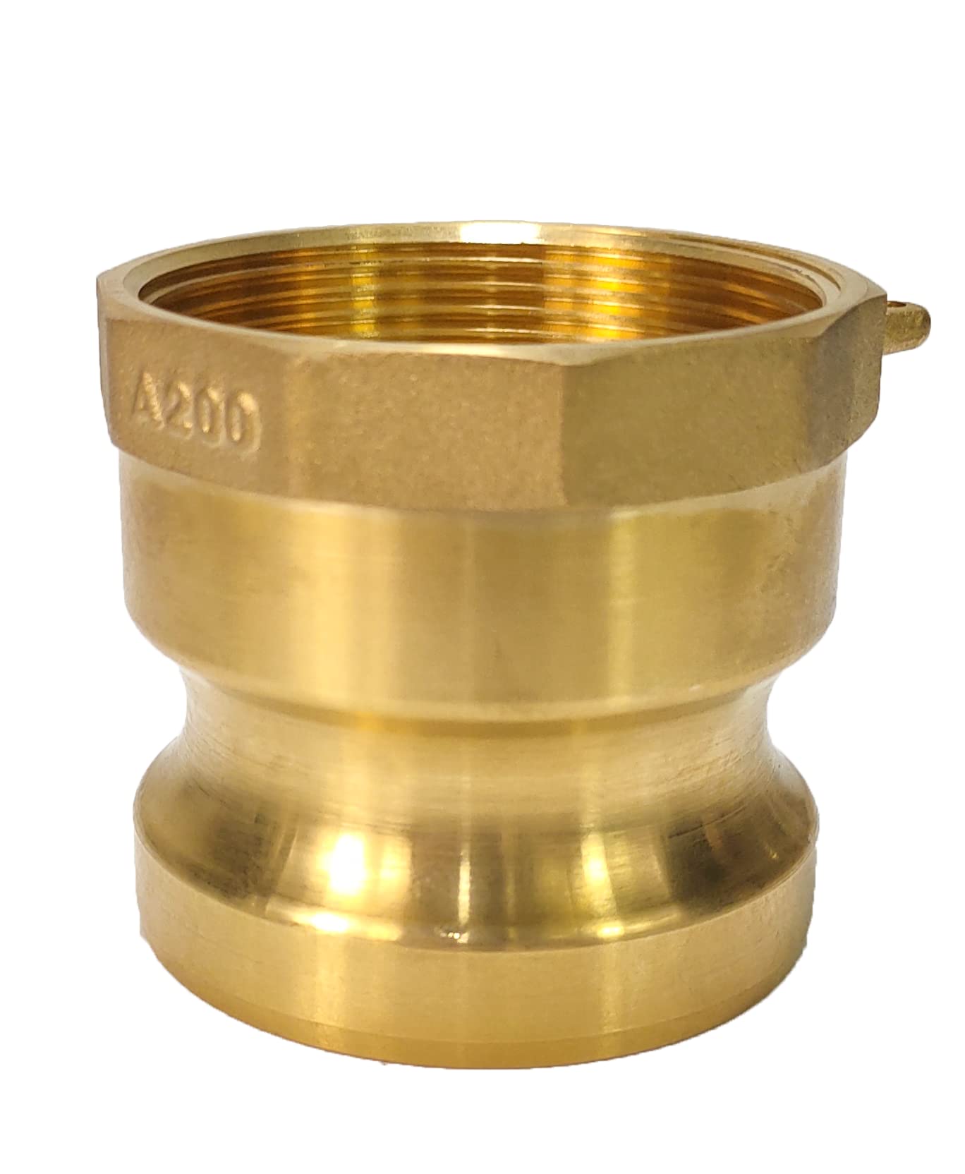 Kamlock Acoplamientos tipo A adaptador con rosca interior (latón, 3")