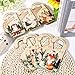 Yoyuspy Woodland Baby Closet Dividers, 7PCS Wooden Baby Clothes Dividers for Closet Organizers, Newborn to 24 Months Home Animals Theme Nursery Clothes Decor