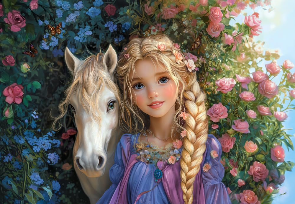 Castorland Puzzle Princess Horse 1500 Pieces Puzzle Toy