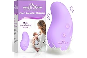 Easy@Home Breast Massager: 2-in-1 Lactation Relief and Breast Pump
