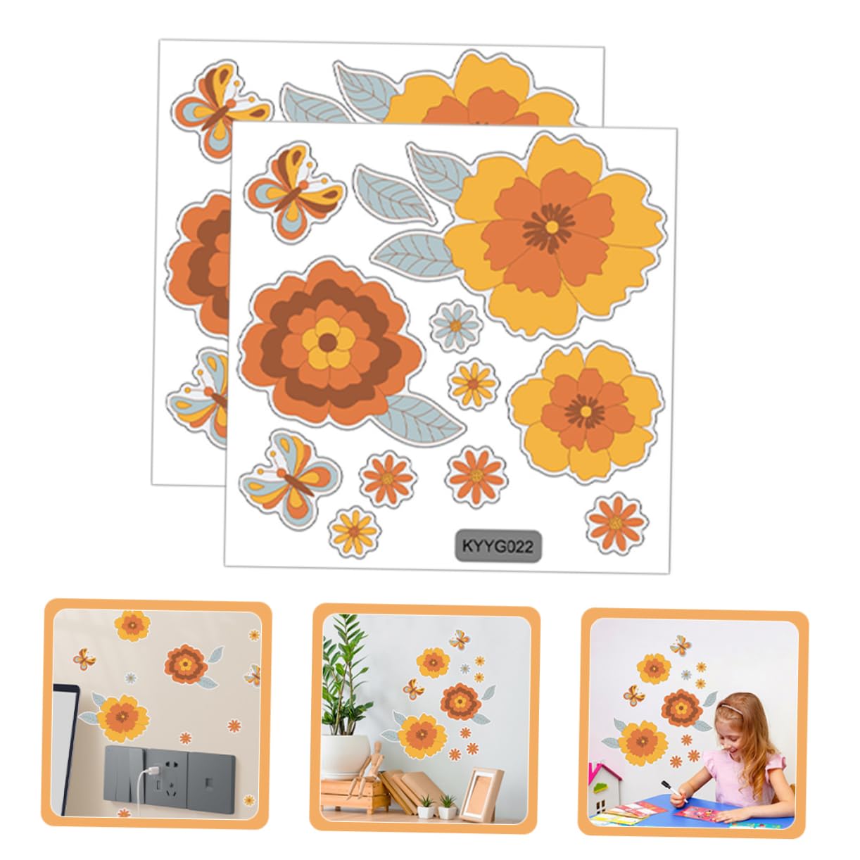 DOITOOL 10 Sätze Entfernbare Wandaufkleber Schmetterlinge Tapeten Abziehen Und Aufkleben Aufkleber Für Die Wanddekoration Wandtattoos Wohnzimmer Im Dunkeln Leuchtende Aufkleber Pvc