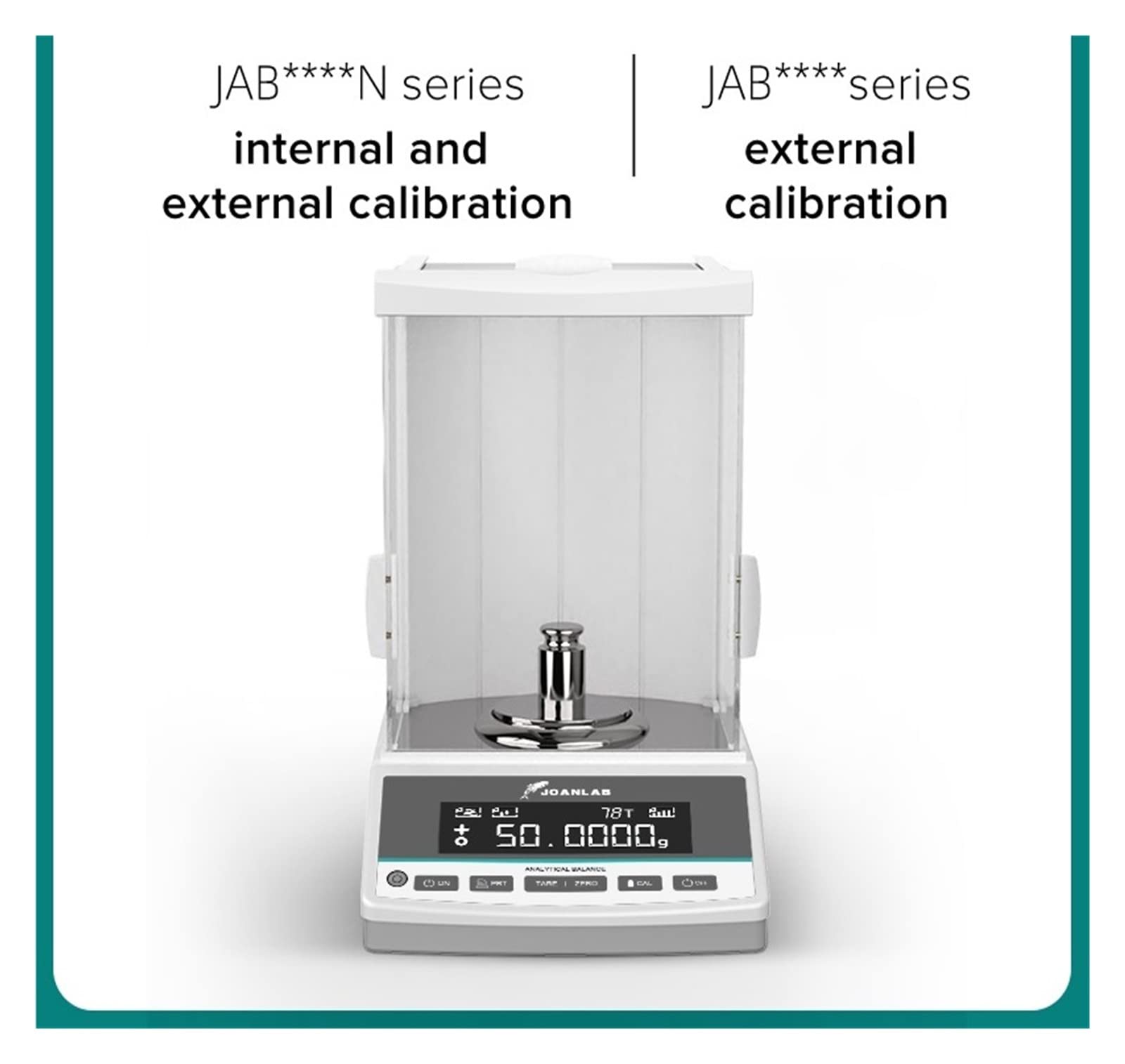 Balanzas de laboratorio Balanza analítica Microbalanza digital Balanza electrónica de precisión 120g 220g Rango 0.0001g Resolución(JAB2204 (220g 0.1mg))