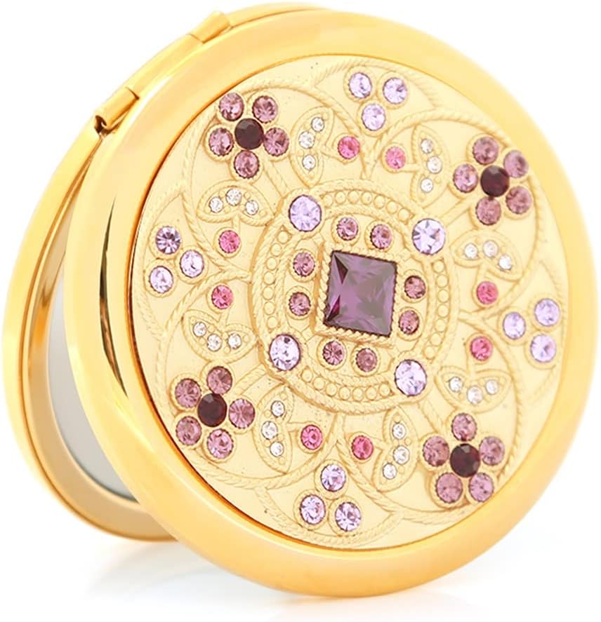 Send Girlfriends Gift Round Portable Makeup Love Lady