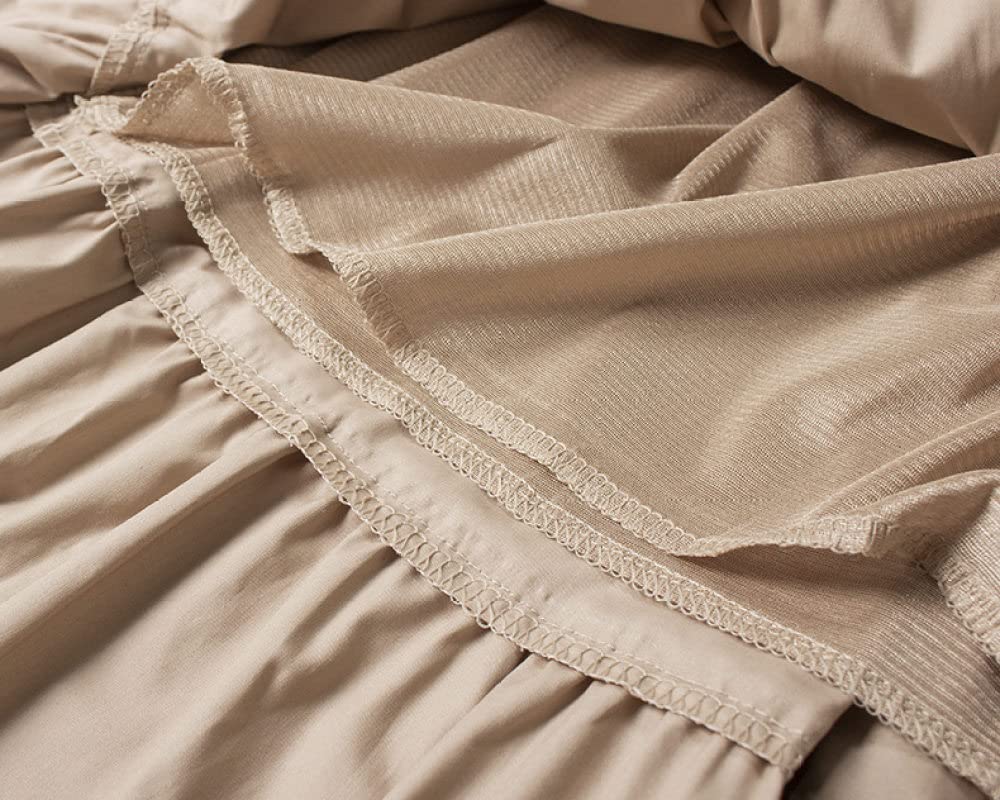 Spódnice dla kobiet Wielka Brytania, plus rozmiar Czarna spódnica zimowa Elastyczna talia, falbana Ruched Spódnice z wysokim stanem Eleganckie spódnice maxi dla(Khaki One Size)