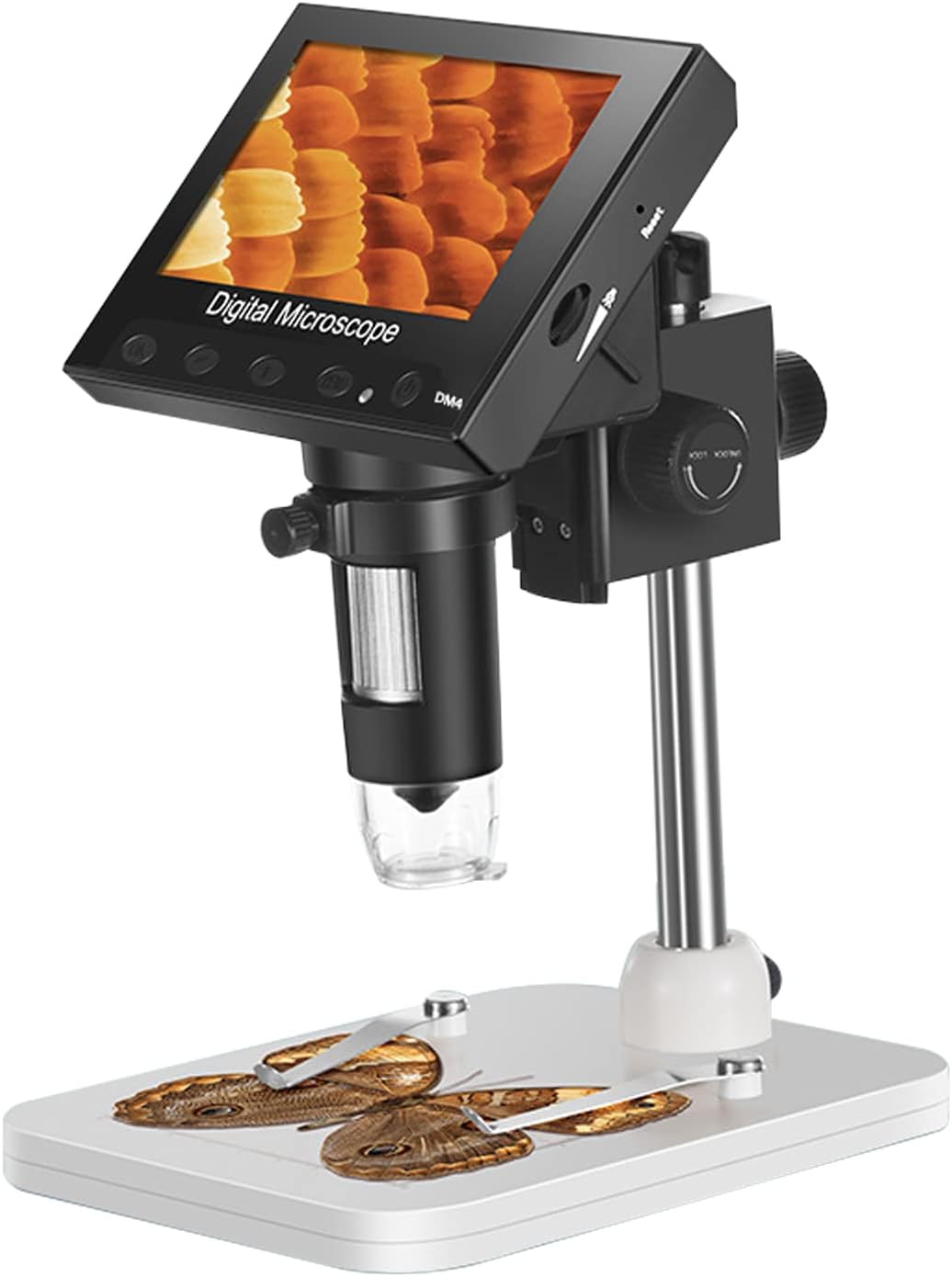 Dearsee 4.3 Inch Coin Microscope, LCD Digital Microscope