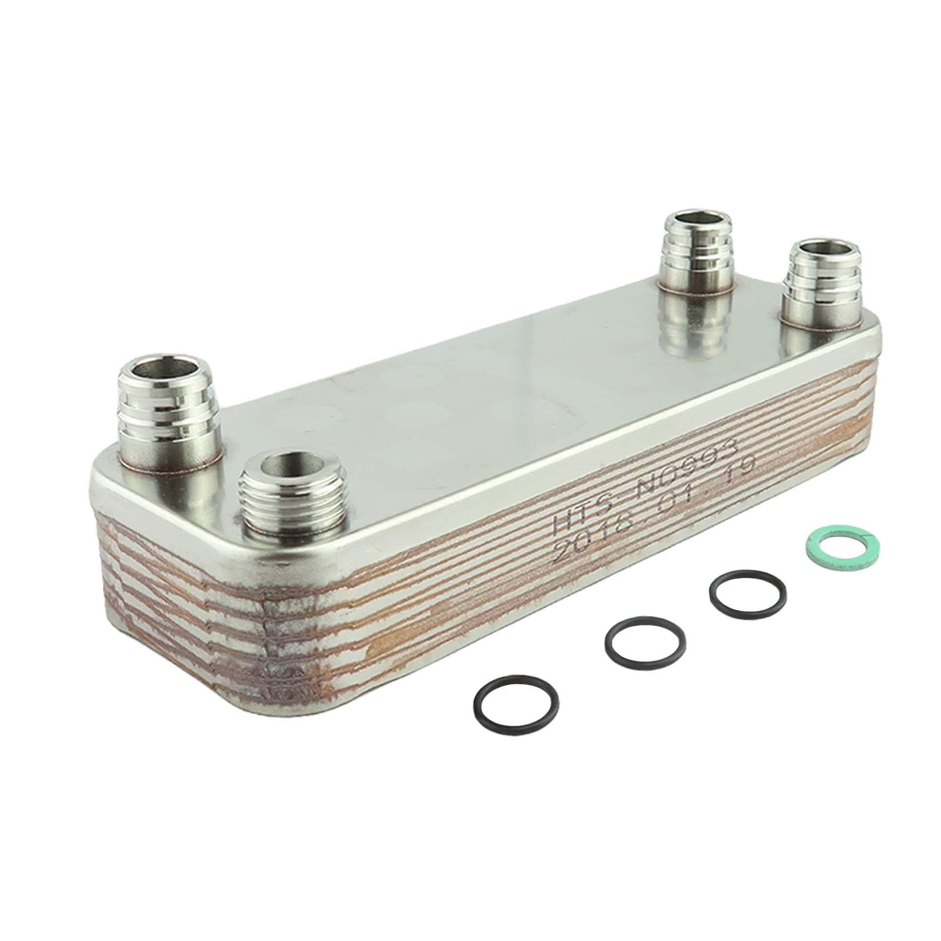 Hts Multicolour Heat Exchanger Compatible With Vaillant Turbomax Plus 828 E & Vuw 282-5 Dhw Heat Exchanger (207Mm Long) 065088