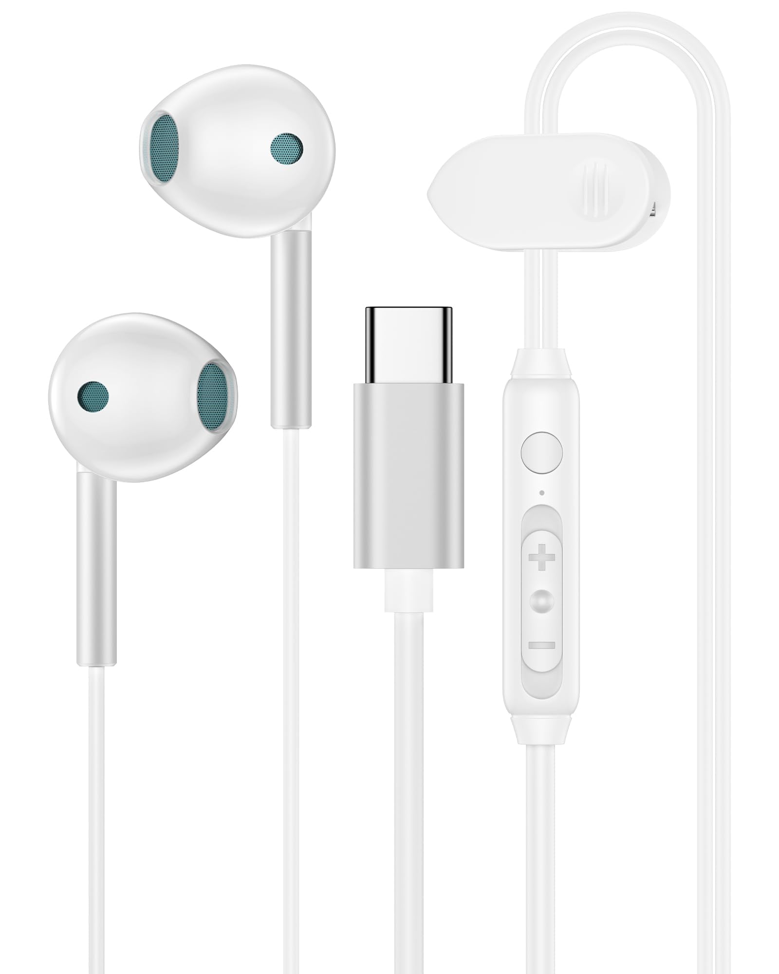 Samsung Galaxy Earbuds Wired, Android USB Type C Wired Headphones with Microphone for Samsung Galaxy A17 A16 S25 Edge S24 Ultra, Corded Earbuds USBC Headphones for iPhone 17 Pro Max, iPad Pro Air Mini