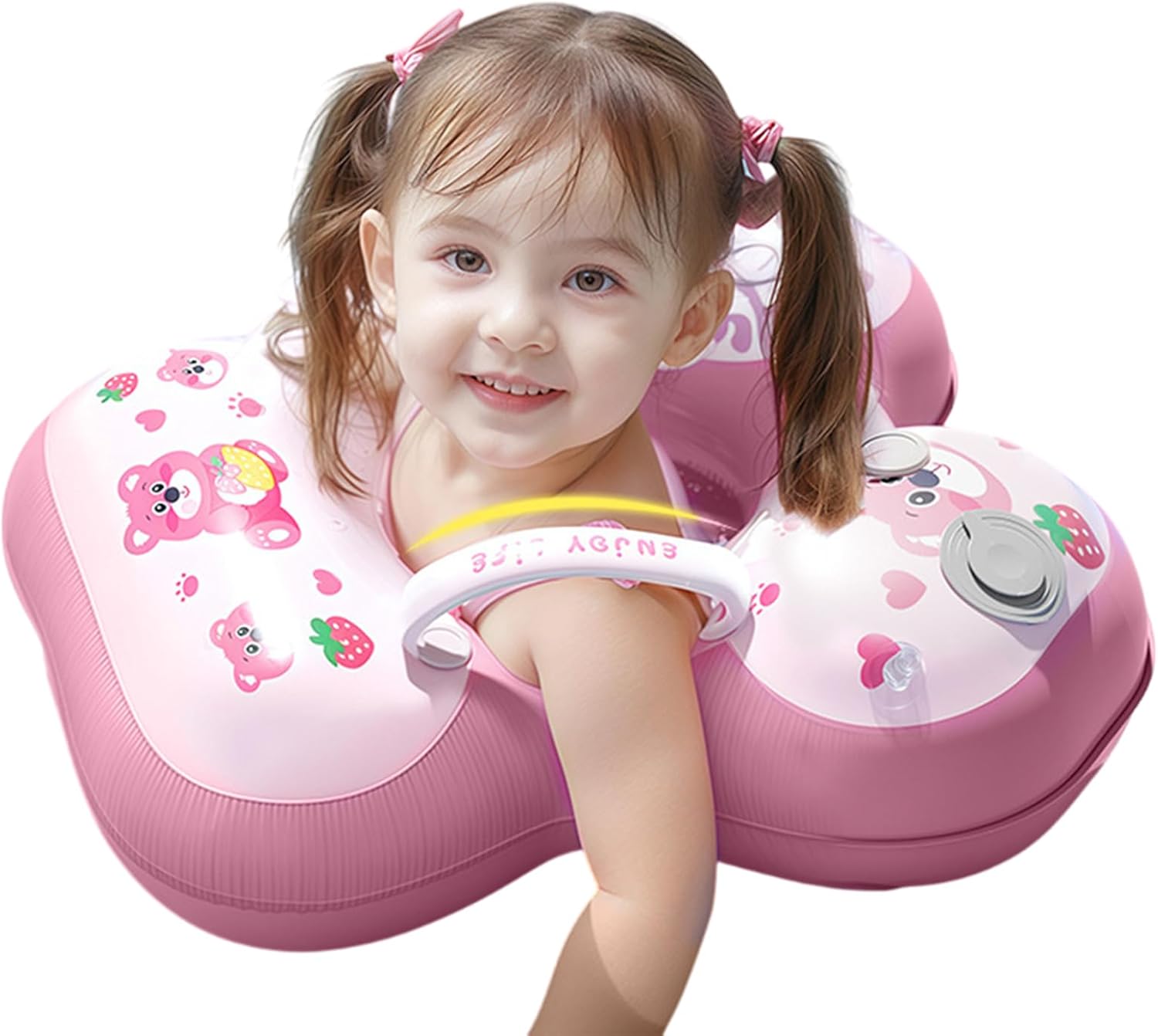 Pool Float - Inflatable Swim Ring, Foldable Protective Swim Ring, Kids Swimming Accessory, Toy | Poportable Water Play Toy,for Beach Bath Pool Family Summer Play Time Boys Girls