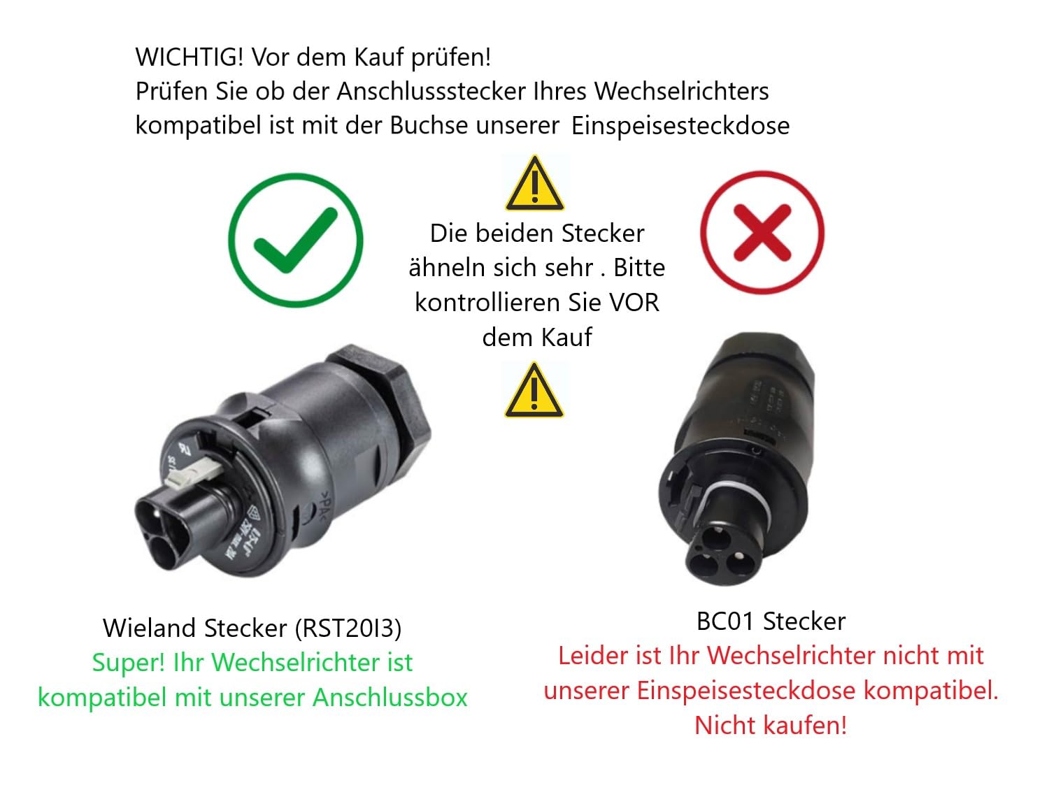 Anschlussbox Balkonkraftwerk Einspeisedose Solarbalkon Solarbox Einspeisung Balkon PV