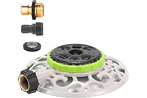 Round Sprinkler for Yard: Turret Pattern Water Sprinkler
