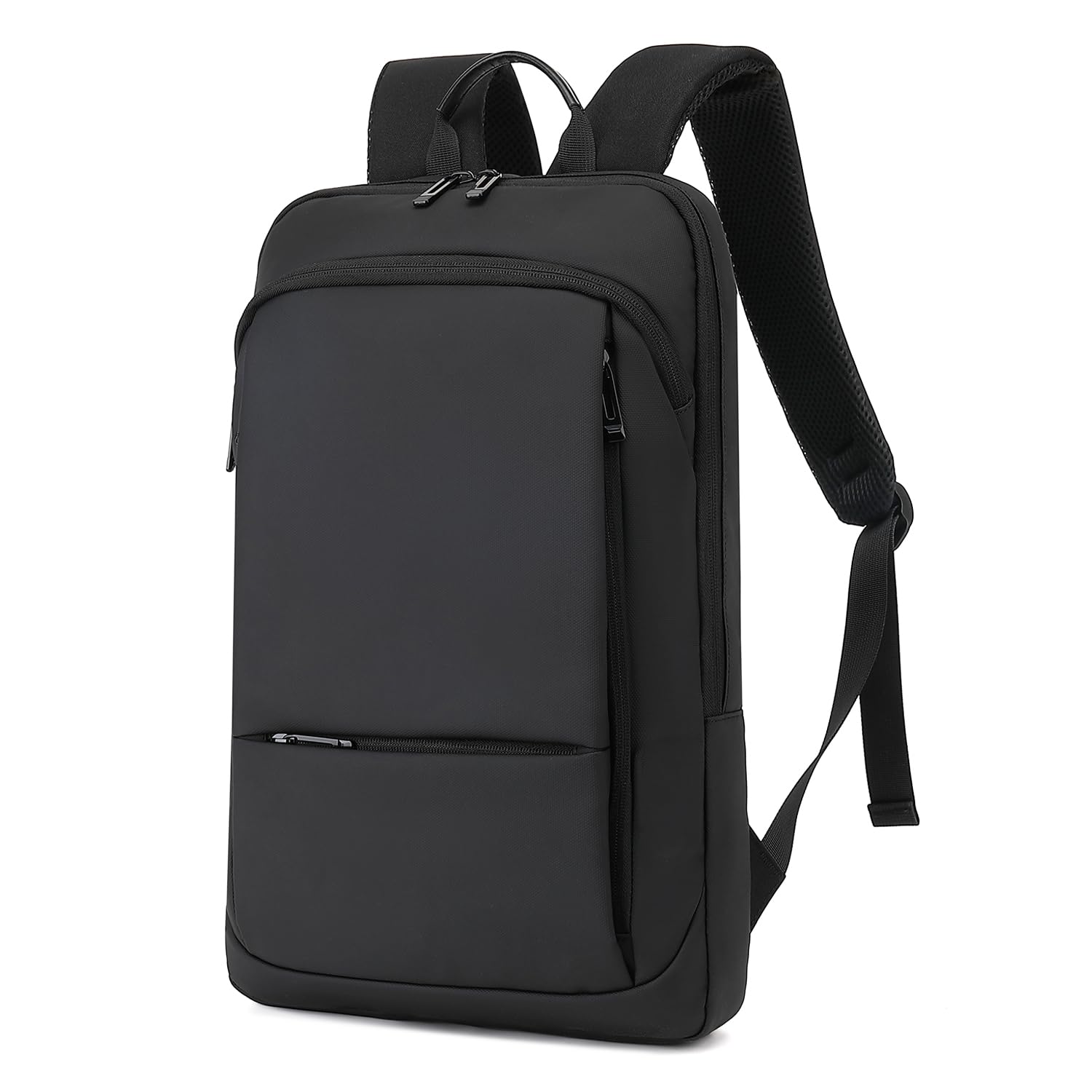 AUGUR Business Slim Backpack for Men Women 15.6 inch Water Resistant Laptop Backpack with USB Charger Computer Notebooks Lightweight Small Backpacks