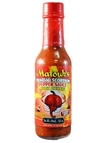 Matouk's Salsa de pimienta Trinidad, 5 onzas (paquete de 3)