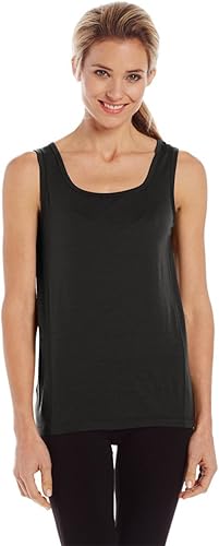 Miniatura 7 de Camiseta sin mangas ligera 100% lana merino para mujer, absorbe la humedad, suave y transpirable debajo de la camisa